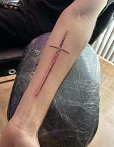 dagger tattoo