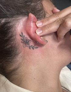 ear tattoo