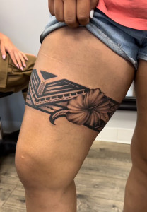 leg tattoo