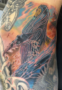 whale tattoo