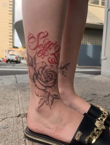 Honolulu Flower Tattoo